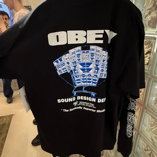 OBEY SOUND DESIGN DEPT. T-SHIRT