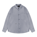 Script Oxford Pocket Short in Light Grey