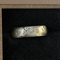 Кольцо царапины широкое