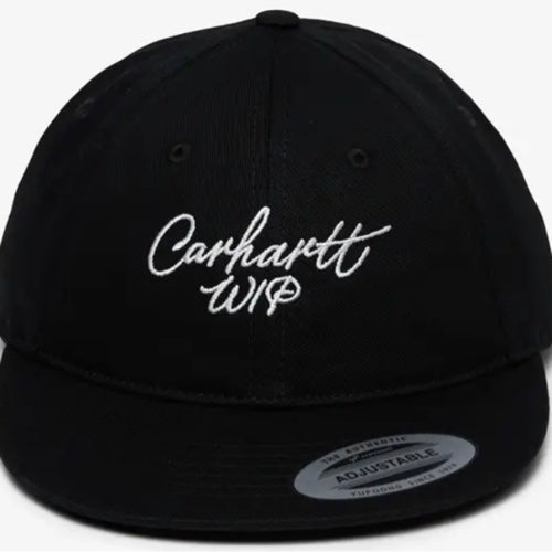 CARHARTT WIP BLACK SIGNATURE CAP