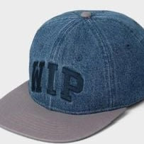 CARHARTT WIP GREY DENIM CAP