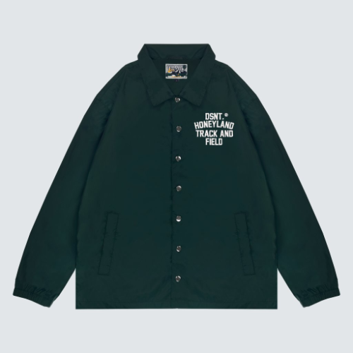 Honeyland T&F Coach Jacket in Green L